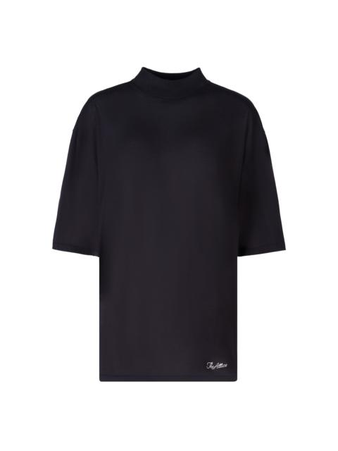 THE ATTICO BLACK T-SHIRT
