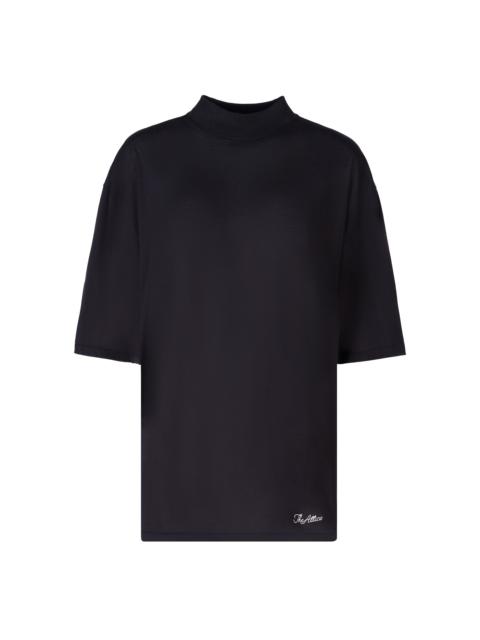 THE ATTICO BLACK T-SHIRT