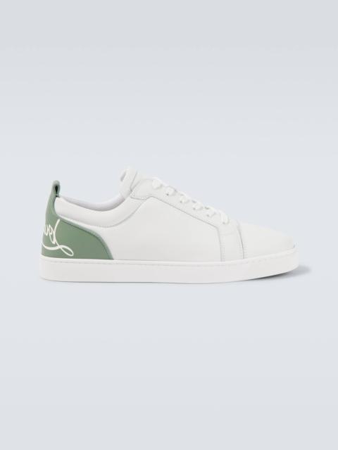 Christian Louboutin Fun Louis Junior leather sneakers