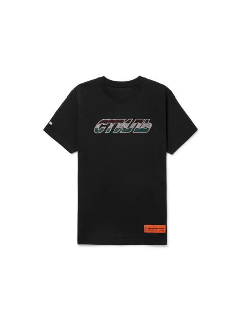 Heron Preston Heron Preston Crystal Embellished CTNMB T-Shirt Black/Multicolor