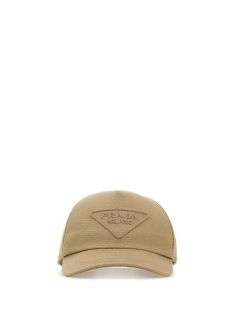 Prada Prada Man Khaki Cotton Baseball Cap