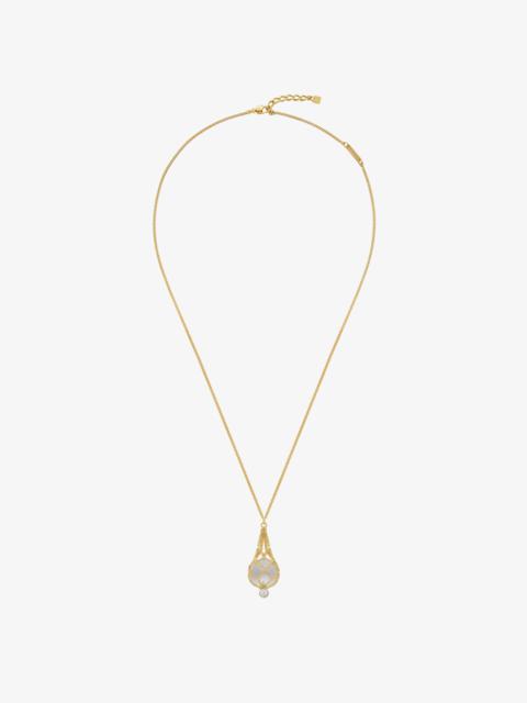 Givenchy PEARLING NECKLACE IN METAL WITH PEARLS AND CRYSTALS