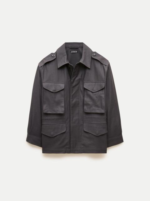 J.CREW Utility shirt-jacket in cotton sateen