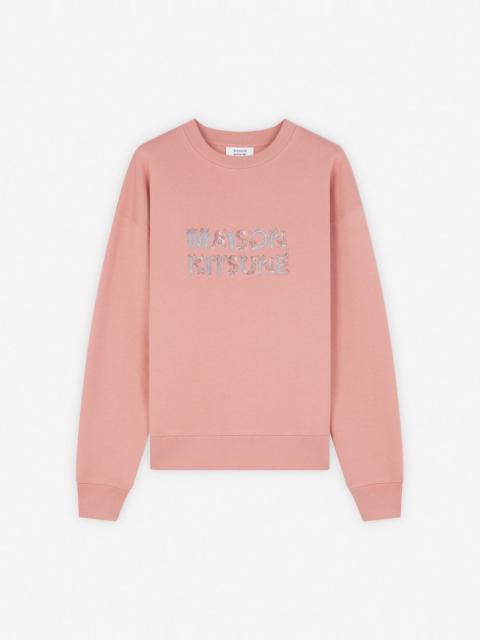 Maison Kitsuné WOODLAND ALPHABET COMFORT SWEATSHIRT