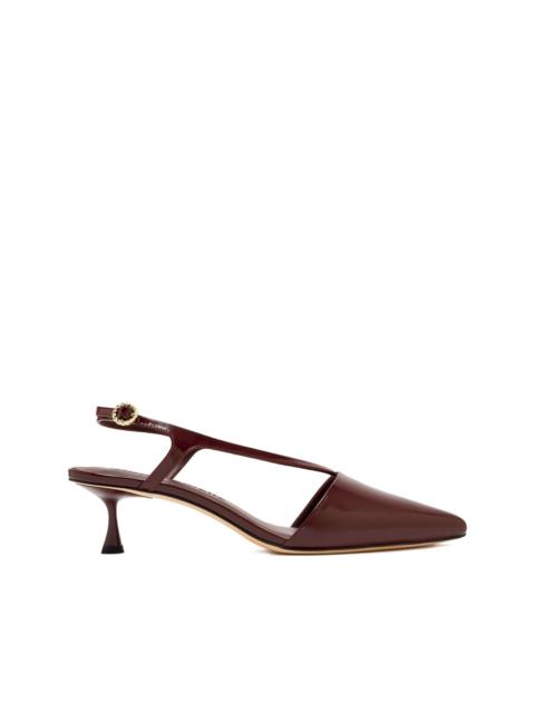 Studio Amelia 50mm Vinnie slingback cut-out pumps