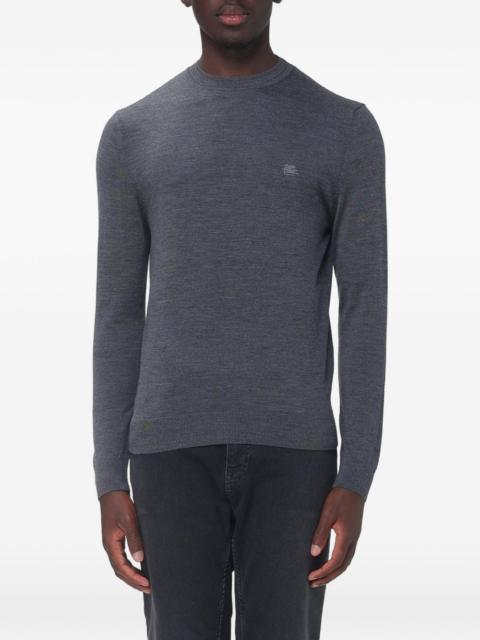 Etro logo-embroidered sweater