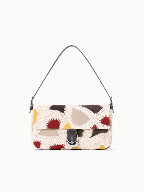 STAUD STAUD HARLOW BAG SUEDE PATCHWORK