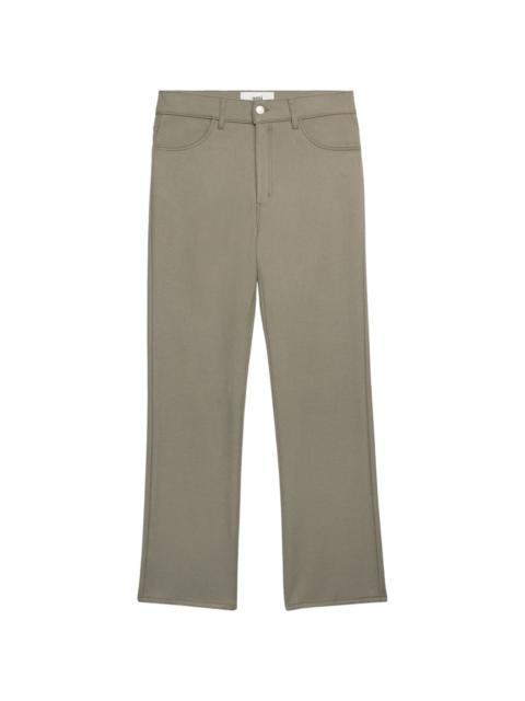 AMI Paris wool straight-leg trousers