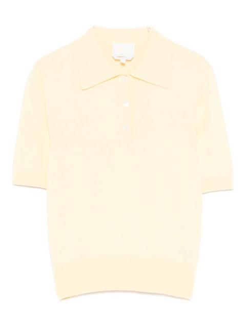 A.P.C. A.p.c. Logo-detail Polo Top