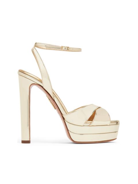 AQUAZZURA Divine Plateau 130mm platform sandals | REVERSIBLE