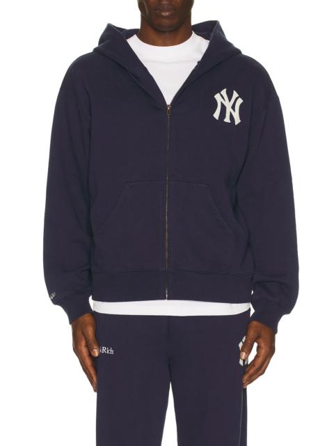 Sporty & Rich Heritage Yankees Serif Zip Hoodie