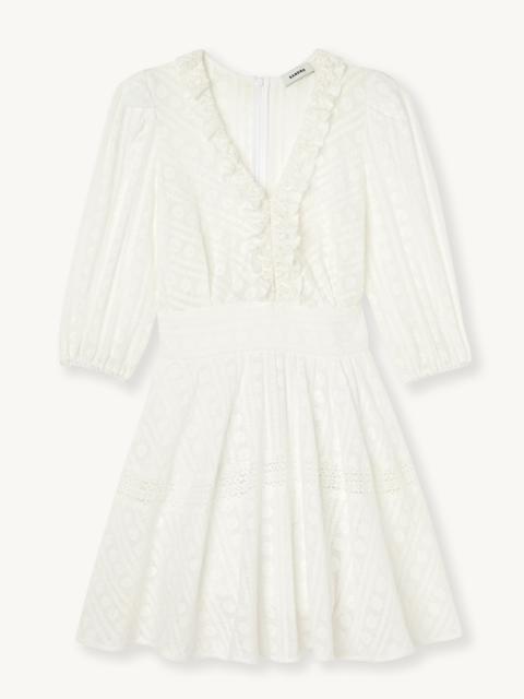 Sandro Broderie anglaise dress