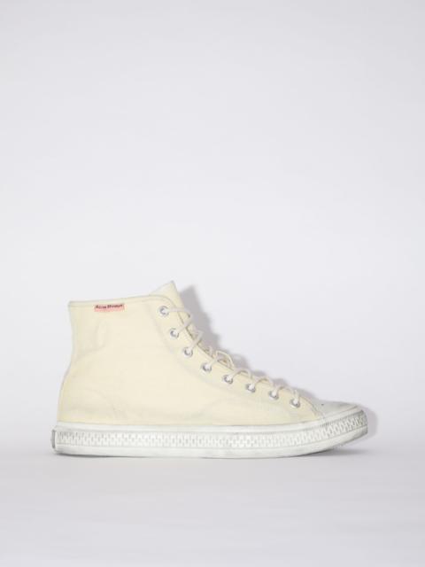 Acne Studios High top sneakers - Pale yellow/off white