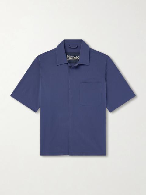 Herno Seercrease Jersey Bowling Shirt