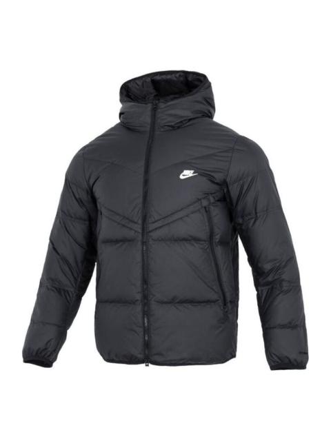 Nike hooded puffer jacket 'Black' DV1132-010