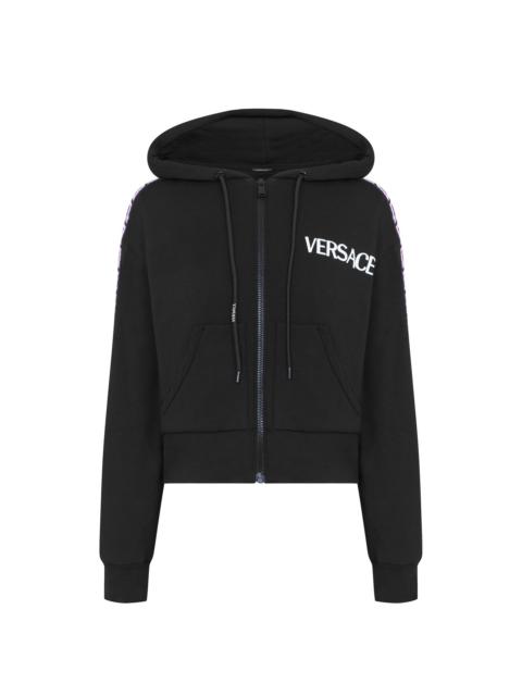 VERSACE GRECA LOGO ZIP JACKET