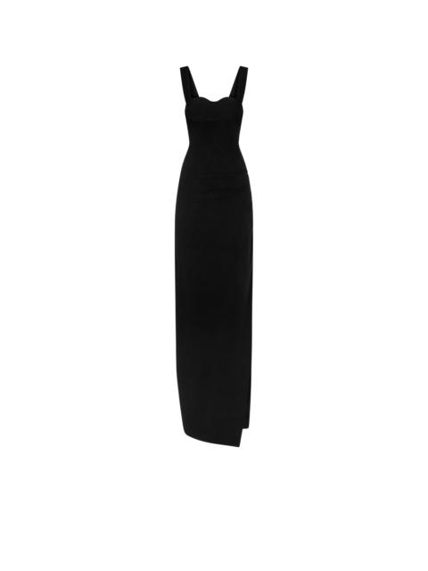 ワンピース MONOT BLACK PETAL CUT OUT LONG DRESS Monot Cut-Out Detail Long Dress In Black - 56% Off