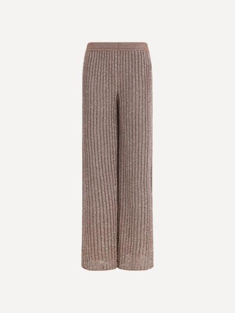 Missoni Tailored Pants in lamé viscose with sequins