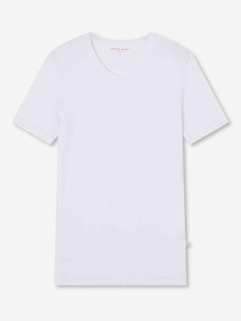 Men's Underwear V-Neck T-Shirt Alex Micro Modal Stretch White