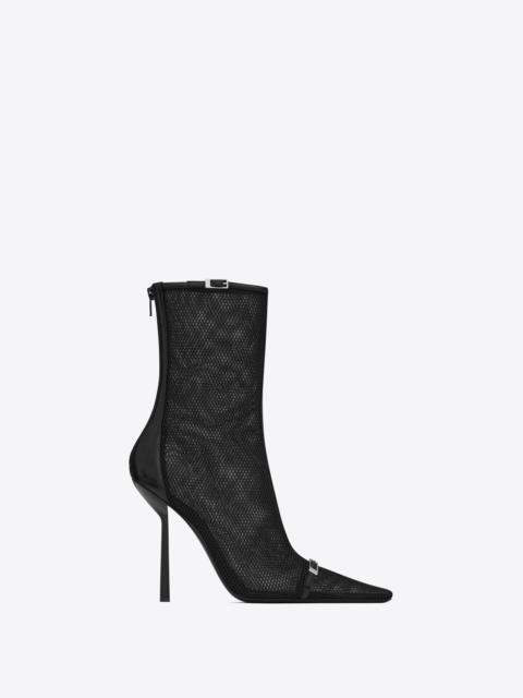 SAINT LAURENT oxalis booties in mesh