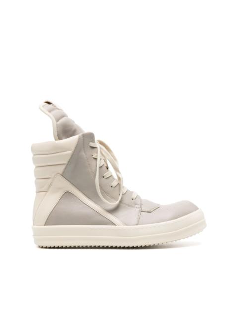 Rick Owens Geobasket high-top leather sneakers