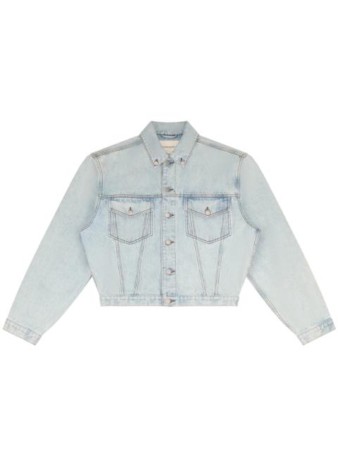entire studios SHRUNKEN DENIM JACKET OLD BLUE