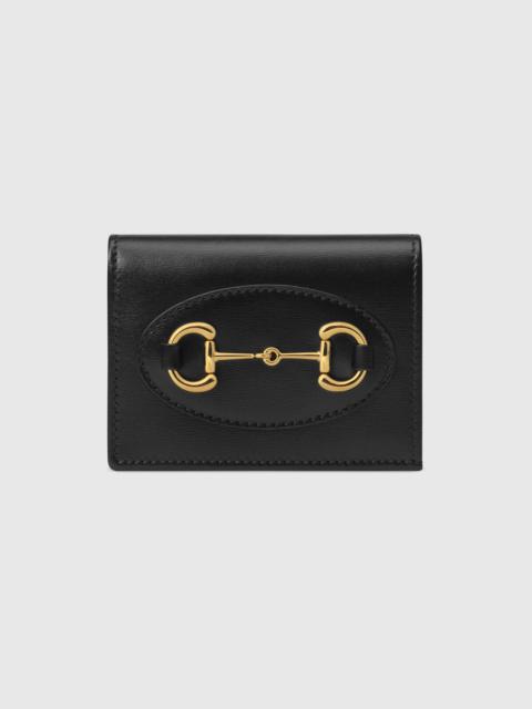 GUCCI Gucci Horsebit 1955 card case wallet