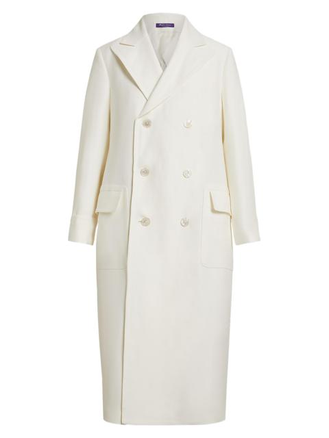 Ralph Lauren Women's Taylan Linen Polo Coat - Lux Cream