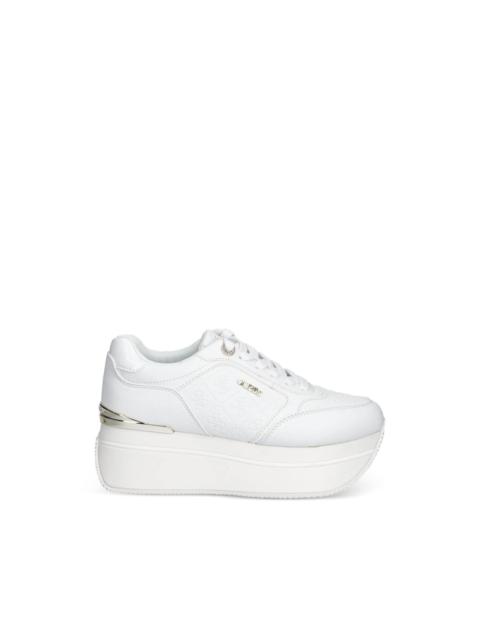 GUESS USA Camrio 4G logo embossed platform sneakers