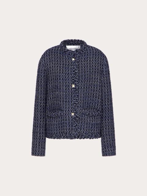 Valentino JACKET IN OPTICAL VALENTINO TWEED