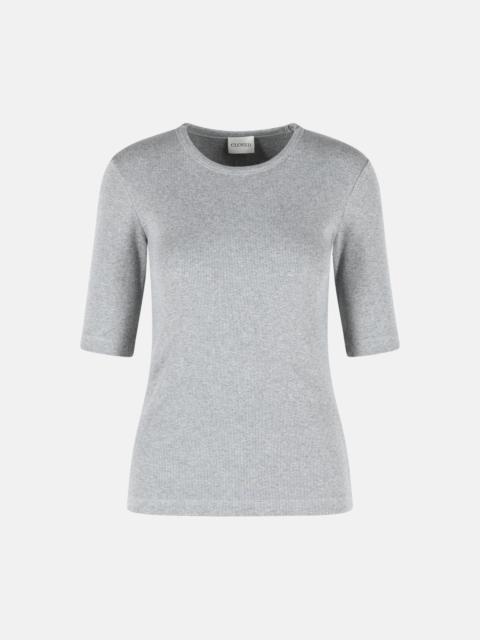 CLOSED GRAY STRETCH COTTON T-SHIRT