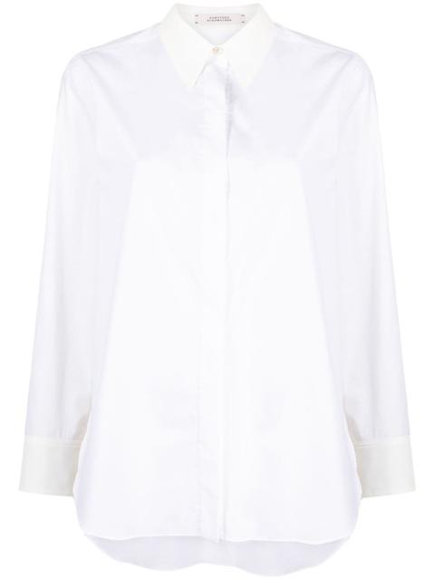 DOROTHEE SCHUMACHER Poplin Power concealed-placket shirt