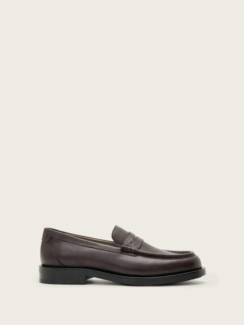 ALLSAINTS BLOOM LEATHER LOAFERS