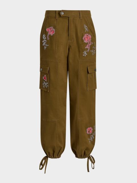 Cinq à Sept Zola Desert Rose Cargo Joggers