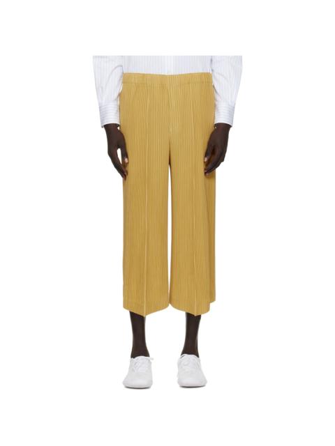 ISSEY MIYAKE Yellow Monthly Color June Trousers