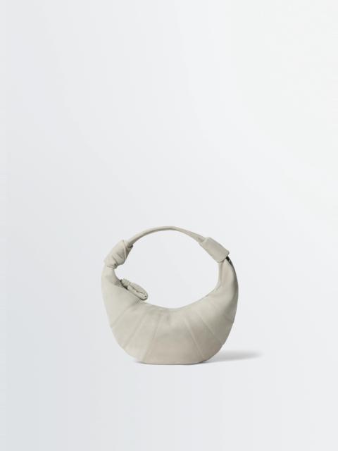 Lemaire MINI FORTUNE CROISSANT BAG IN ALPACA NUBUCK LEATHER
