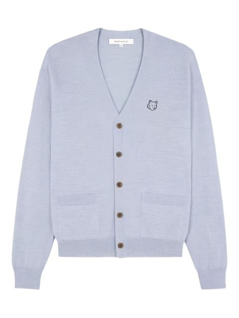 Maison Kitsuné Fox Head embroidered cardigan