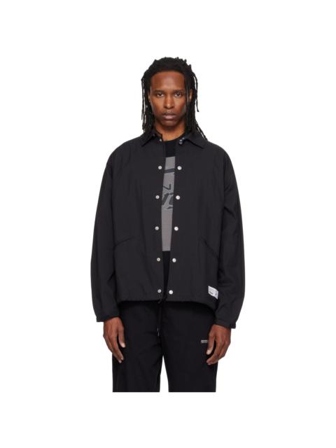 NEIGHBORHOOD Black Classic Windbreaker Jacket