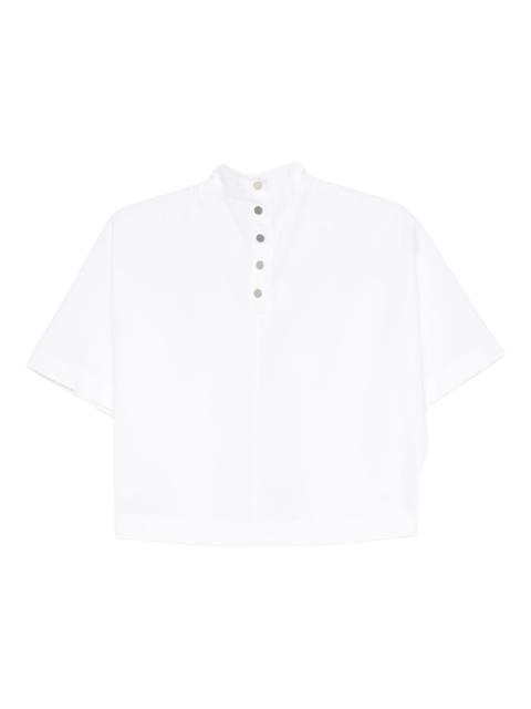 Alaïa Alaïa Button-fastening Cotton Top