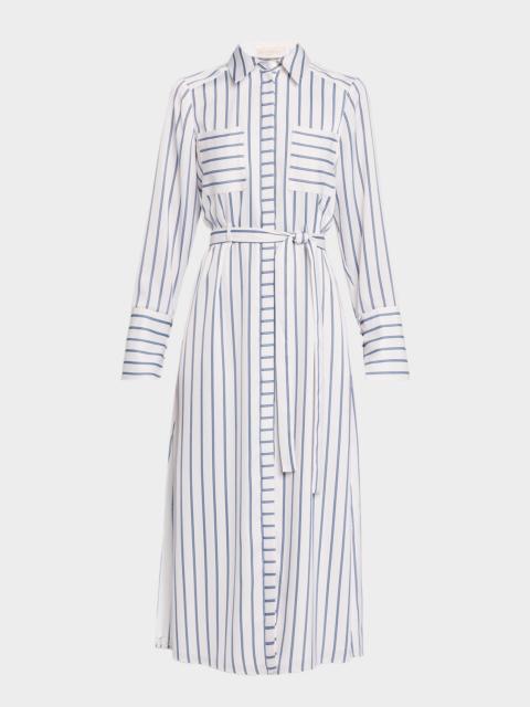 RAMY BROOK Miriam Striped Midi Shirtdress