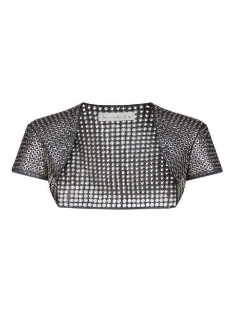 LUDOVIC DE SAINT SERNIN eyelet bolero