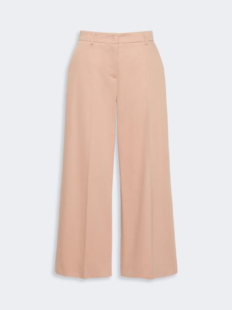 WEEKEND Max Mara URIAL Cotton satin trousers - ANTIQUE ROSE