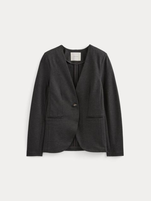 EVERLANE COLLARLESS PONTE BLAZER