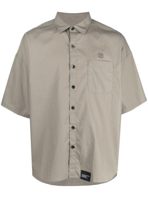 NEIGHBORHOOD logo-print cotton shirt