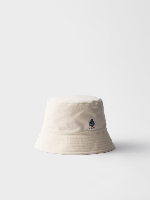 Old gabardine bucket hat