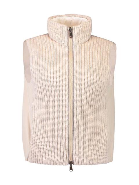 Brunello Cucinelli reversible ribbed-knit cashmere gilet