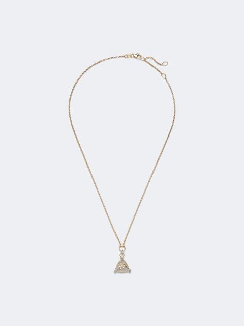 FOUNDRAE Resilience Blossoms 18kt gold pendant necklace with diamonds
