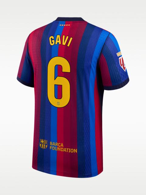 Nike Gavi FC Barcelona Match Home Men's Nike Aero-FIT Soccer Jersey