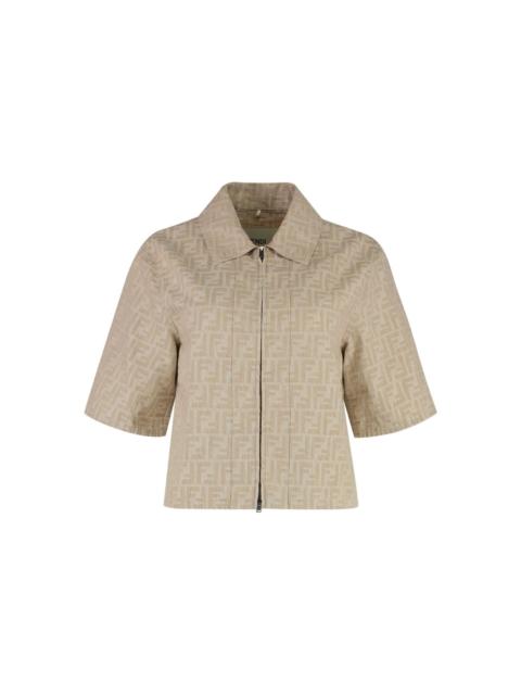 ジャケット FENDI FF beige chambray jacket Fendi Jackets for Women | Online Sale up to 48% off | Lyst