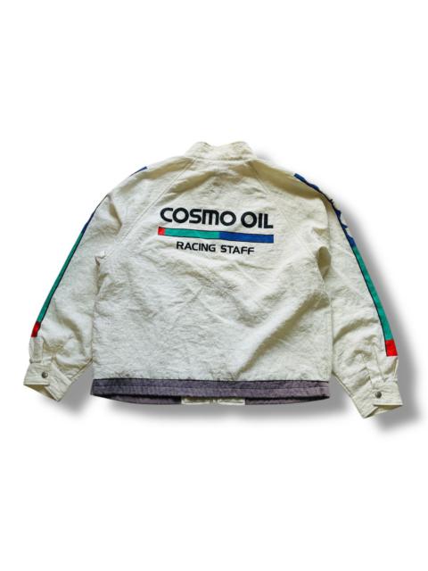Other Designers Japanese Brand - Vintage 80s Cosmo Oil Racing Staff Bomber Jacket